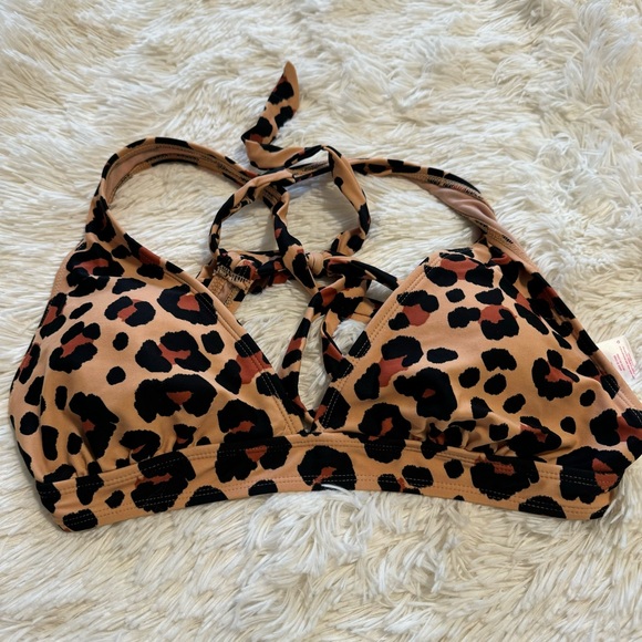 Xhilaration from Target brown & black leopard 🐆 patterned Bikini 👙 XL - Picture 14 of 16